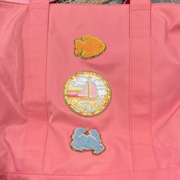 STONEY CLOVER LANE Pink Beach Tote Bag - Picture 5 of 9